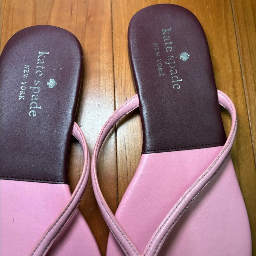 NWOB Kate Spade Light Pink Sandals minimalist - Picture 4 of 5